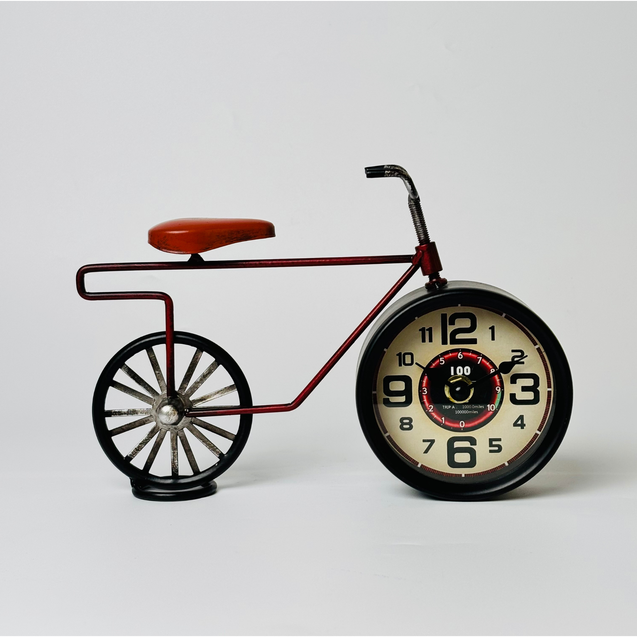 Vintage Bicycle Table Clock