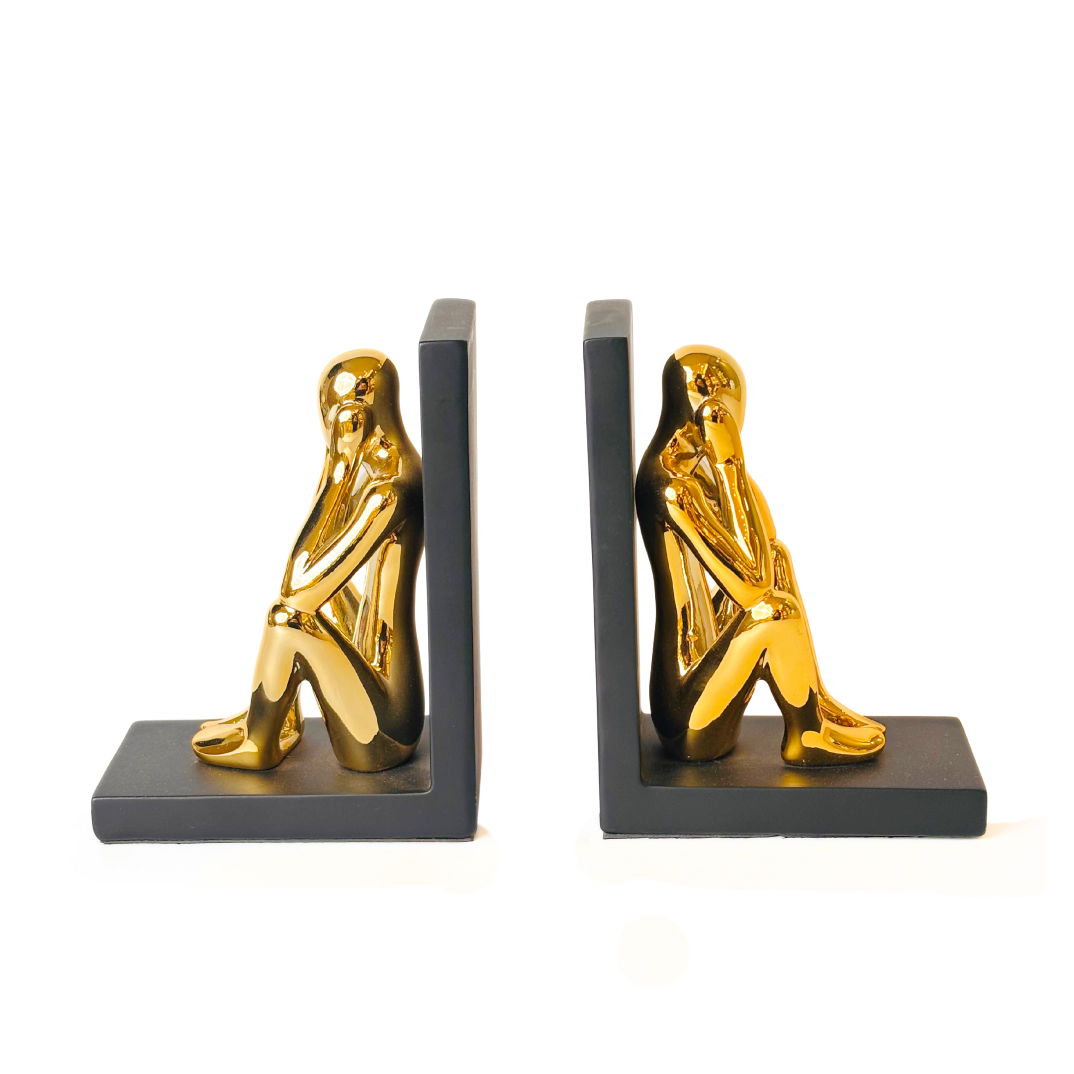 Minimal Mind Figurative Bookend Set