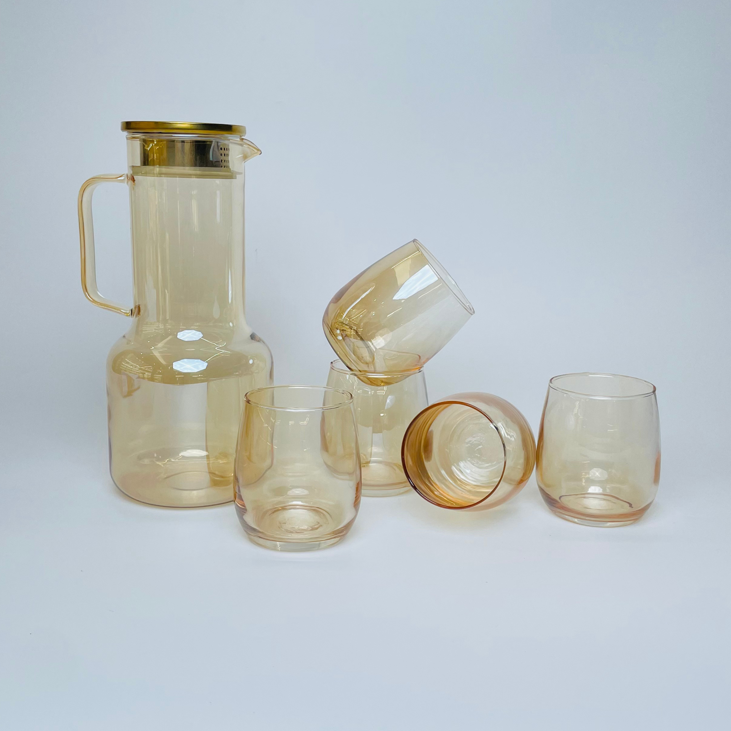 Serve & Savor: Beautiful Jug & Glass Combinations