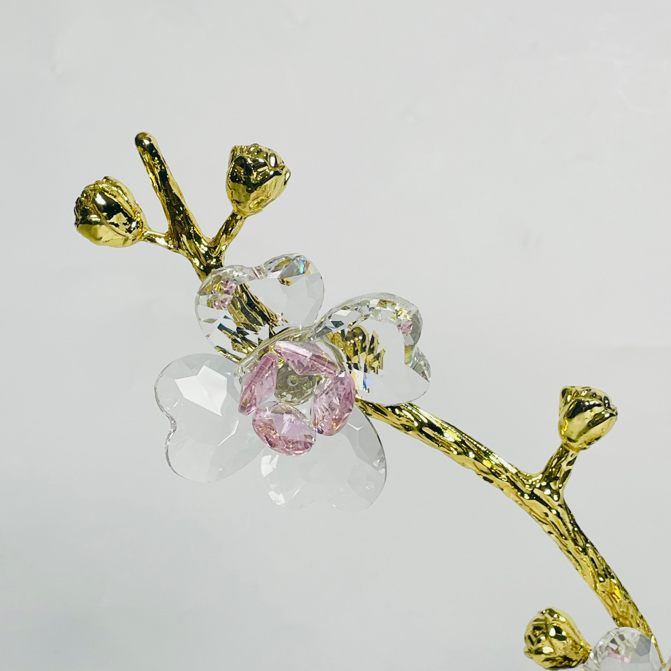 Floral Flower Crystal Showpiece