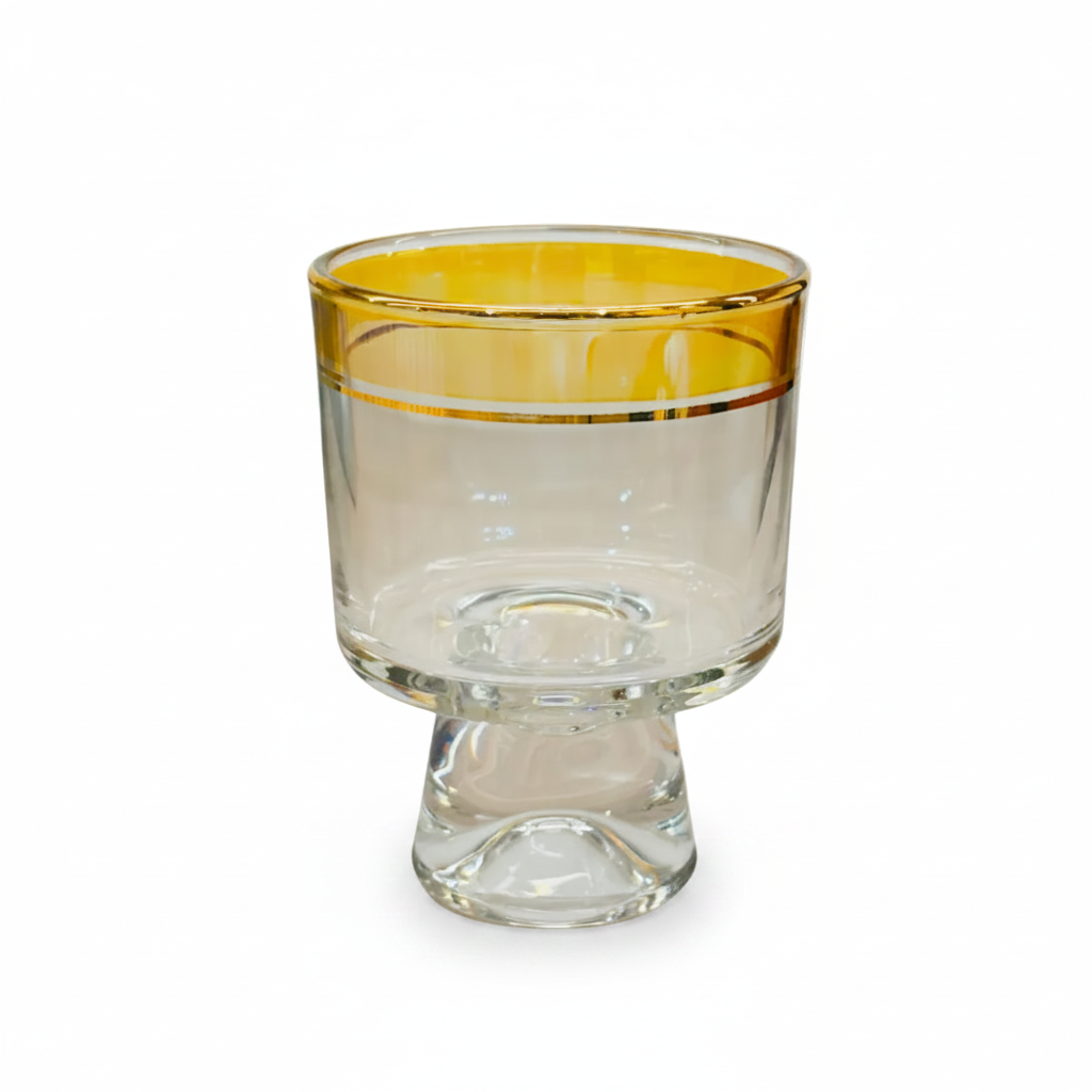 Azure Yellow Glasses Set of 6