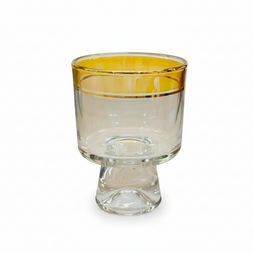 Azure Yellow Glasses Set of 6