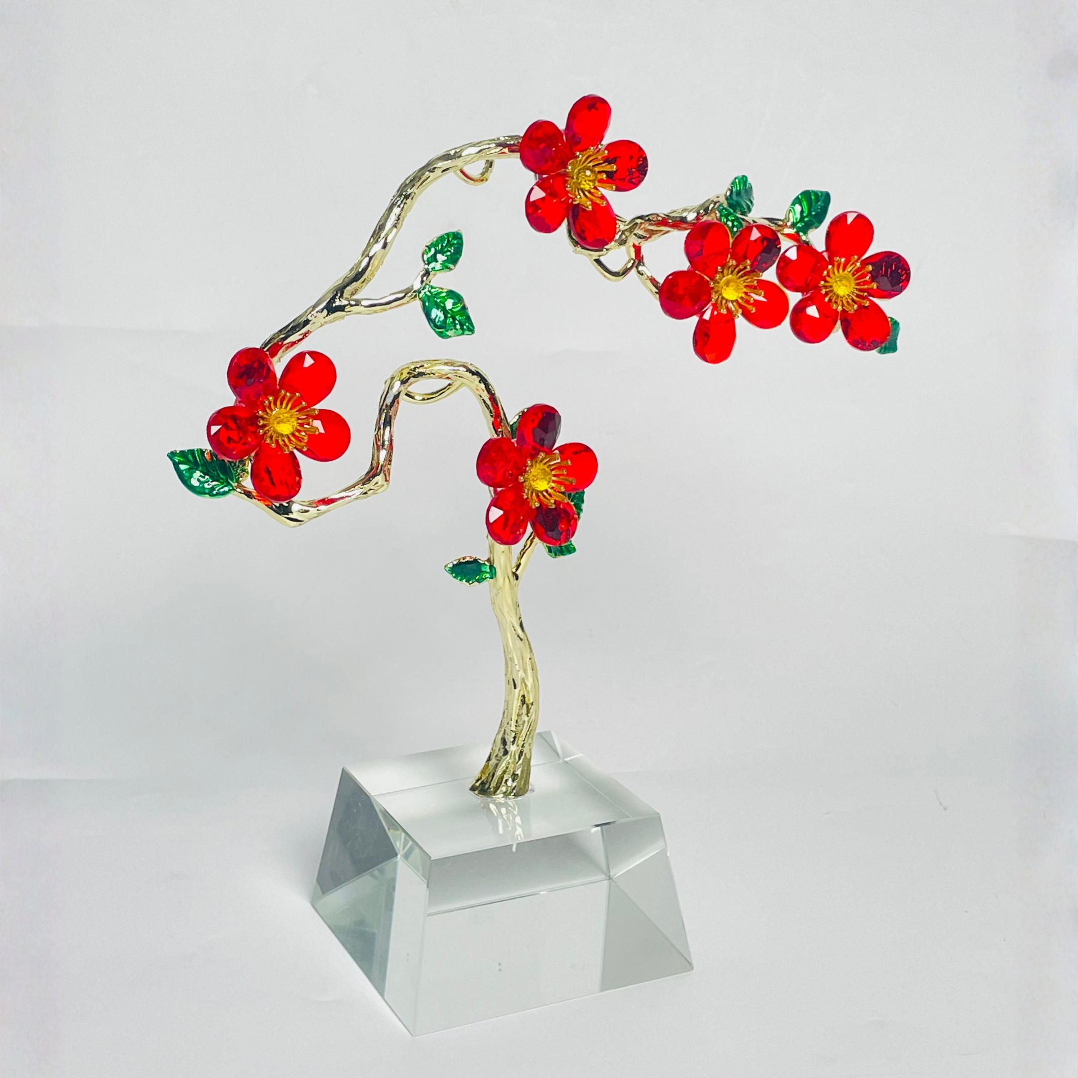 Red Flower Showpiece