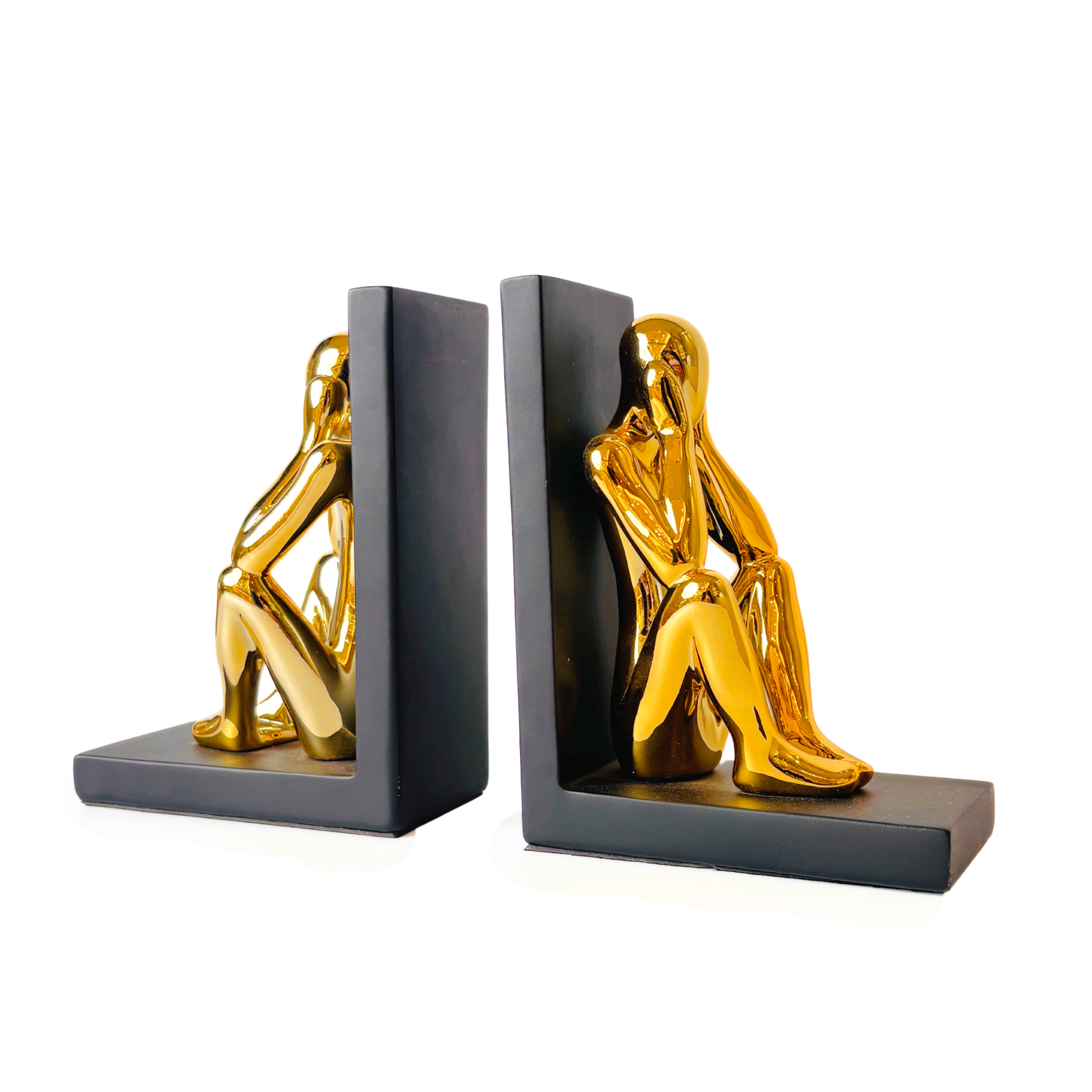 Minimal Mind Figurative Bookend Set