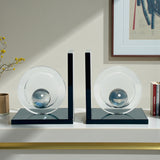 Crystal Ball Bookend Showpiece