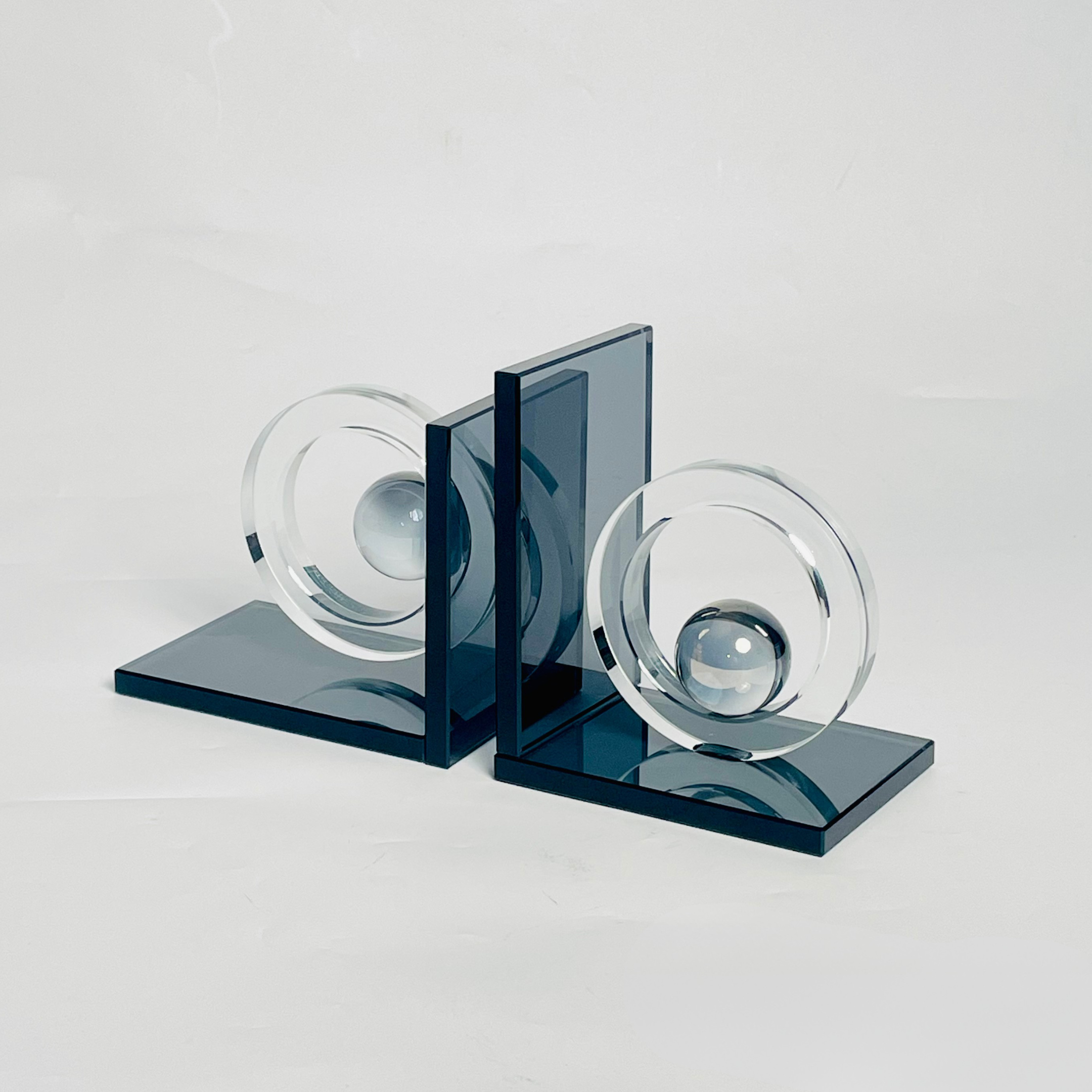 Crystal Ball Bookend Showpiece