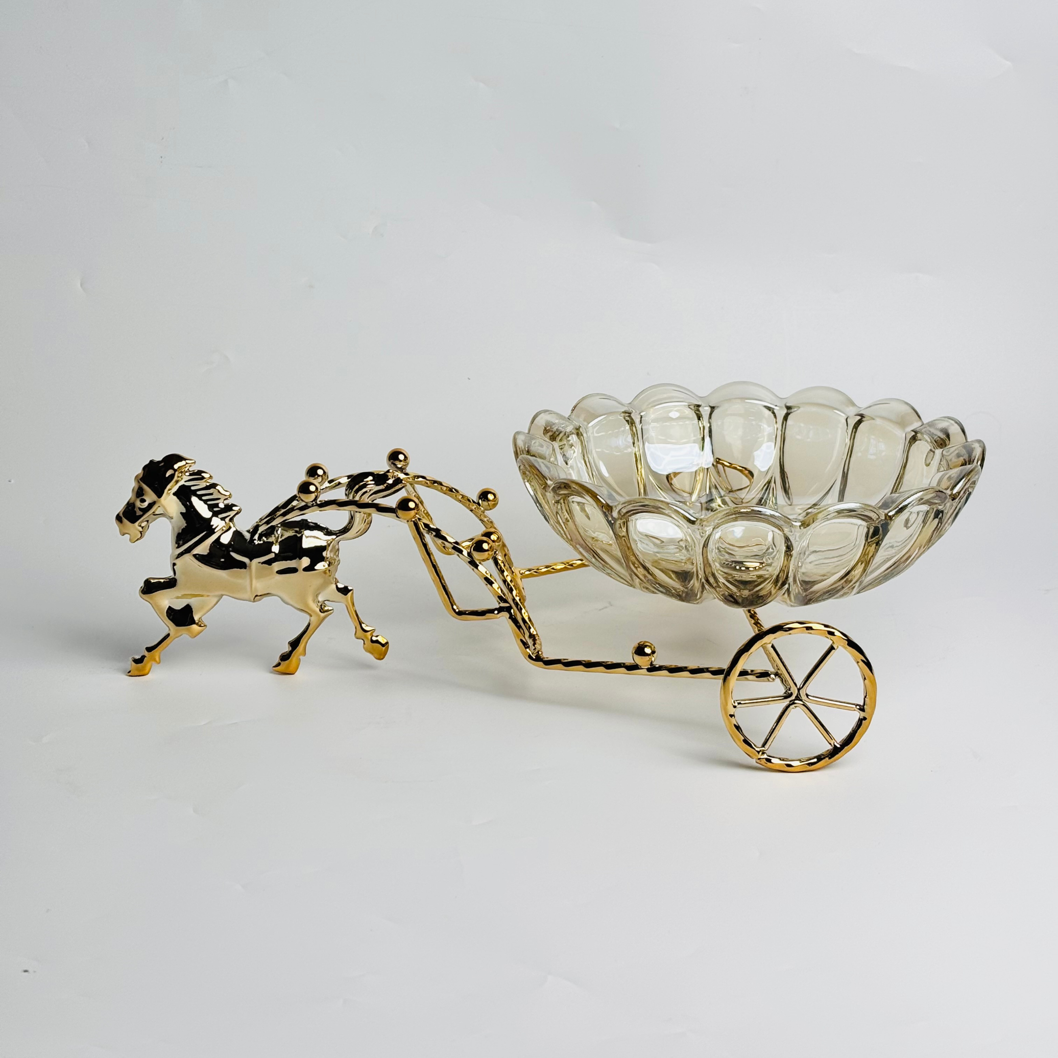 Majestic Horse Serving Bowl Decor