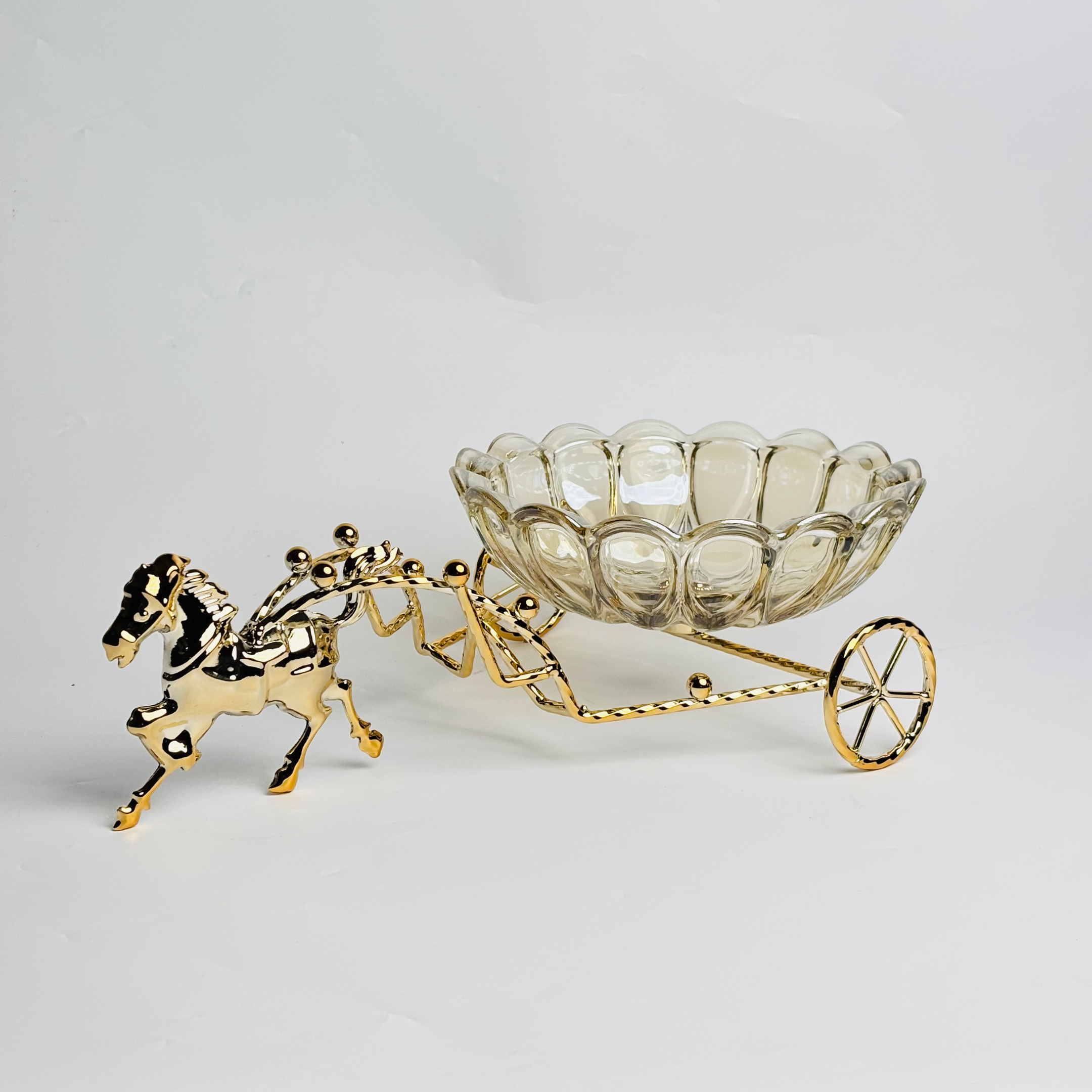 Majestic Horse Serving Bowl Decor