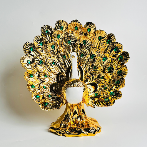 Blooming Peacock Showpiece