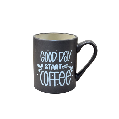 Cafe Quote Ceramic Coffee Mug