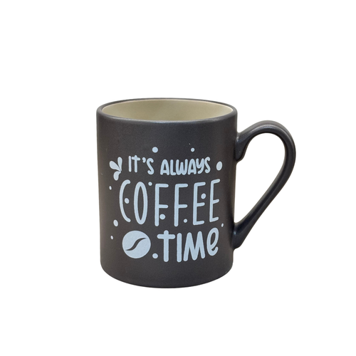 Cafe Quote Ceramic Coffee Mug