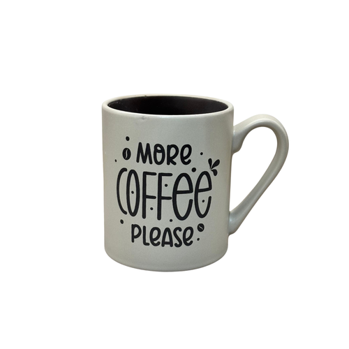 Cafe Quote Ceramic Coffee Mug