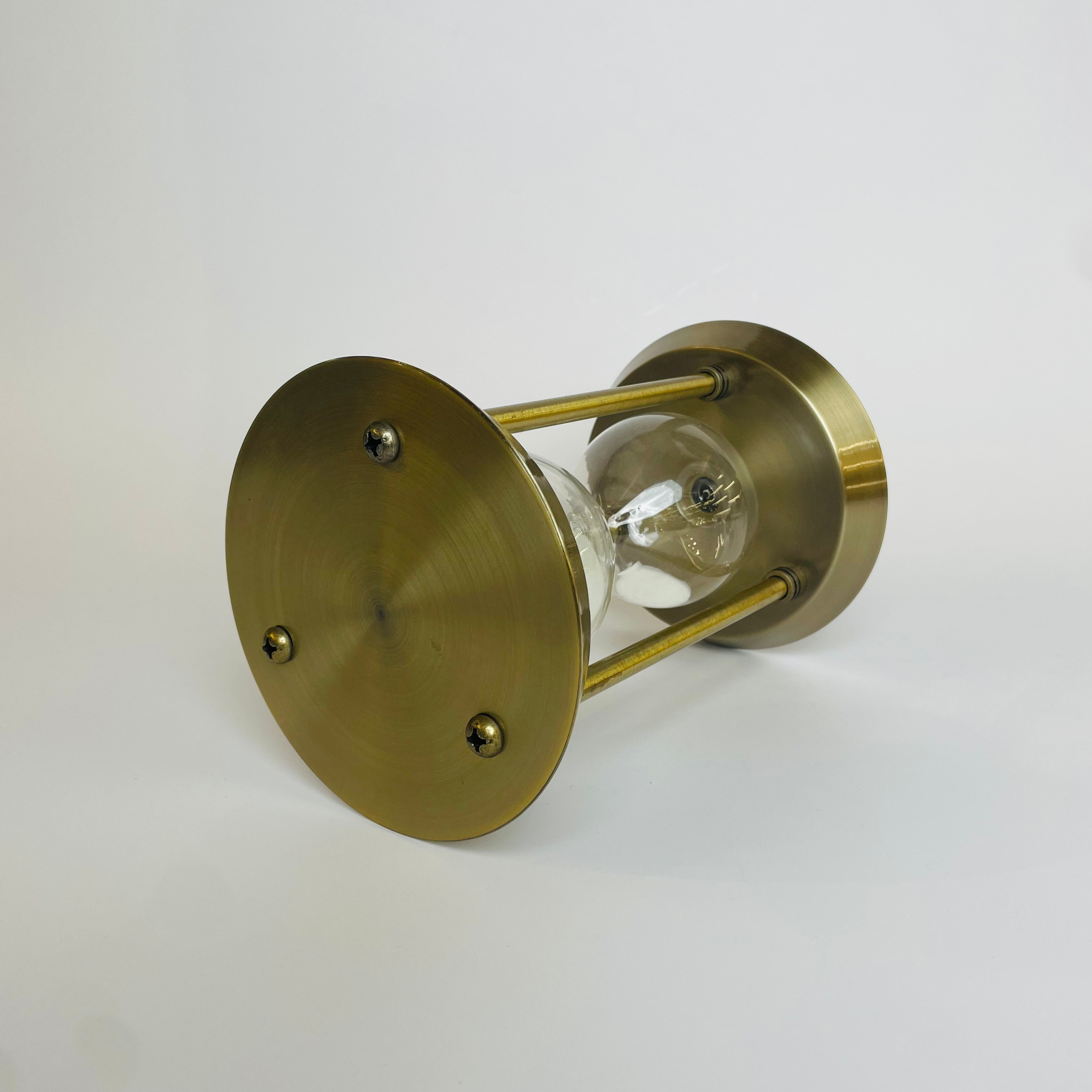 Antique-Inspired Decorative Hourglass – Golden Timer