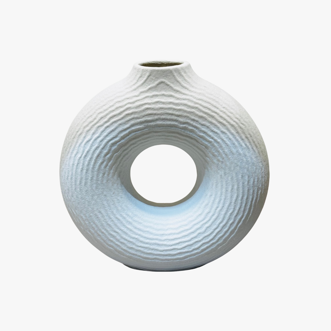 Minimalist Circular Ring Flower Vase