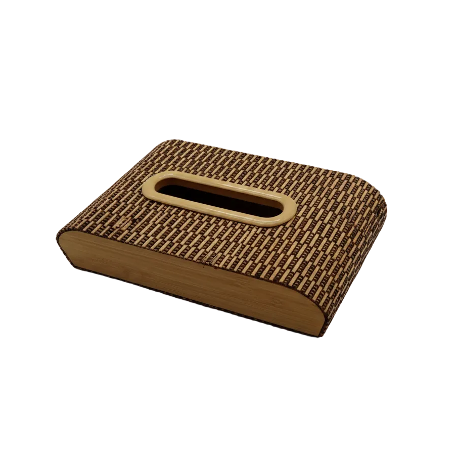 Elegant Linear Stripe Tissue Box