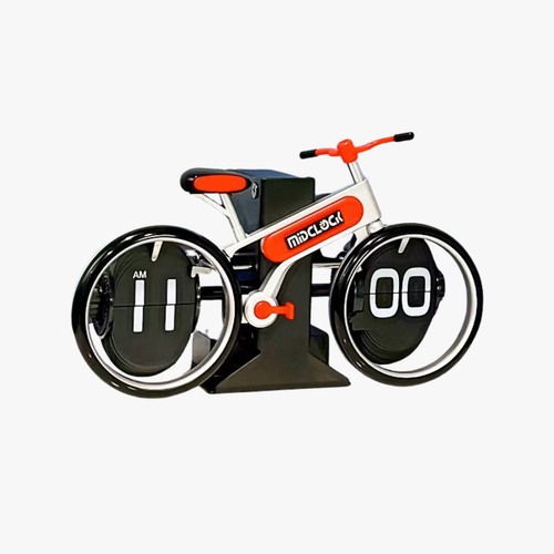 Retro Bicycle Mechanical Clock