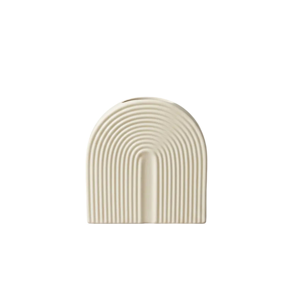 Minimalist Ceramic Arch Rainbow Vase