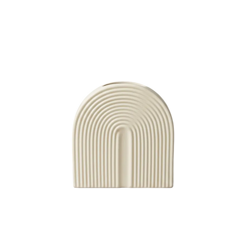 Minimalist Ceramic Arch Rainbow Vase