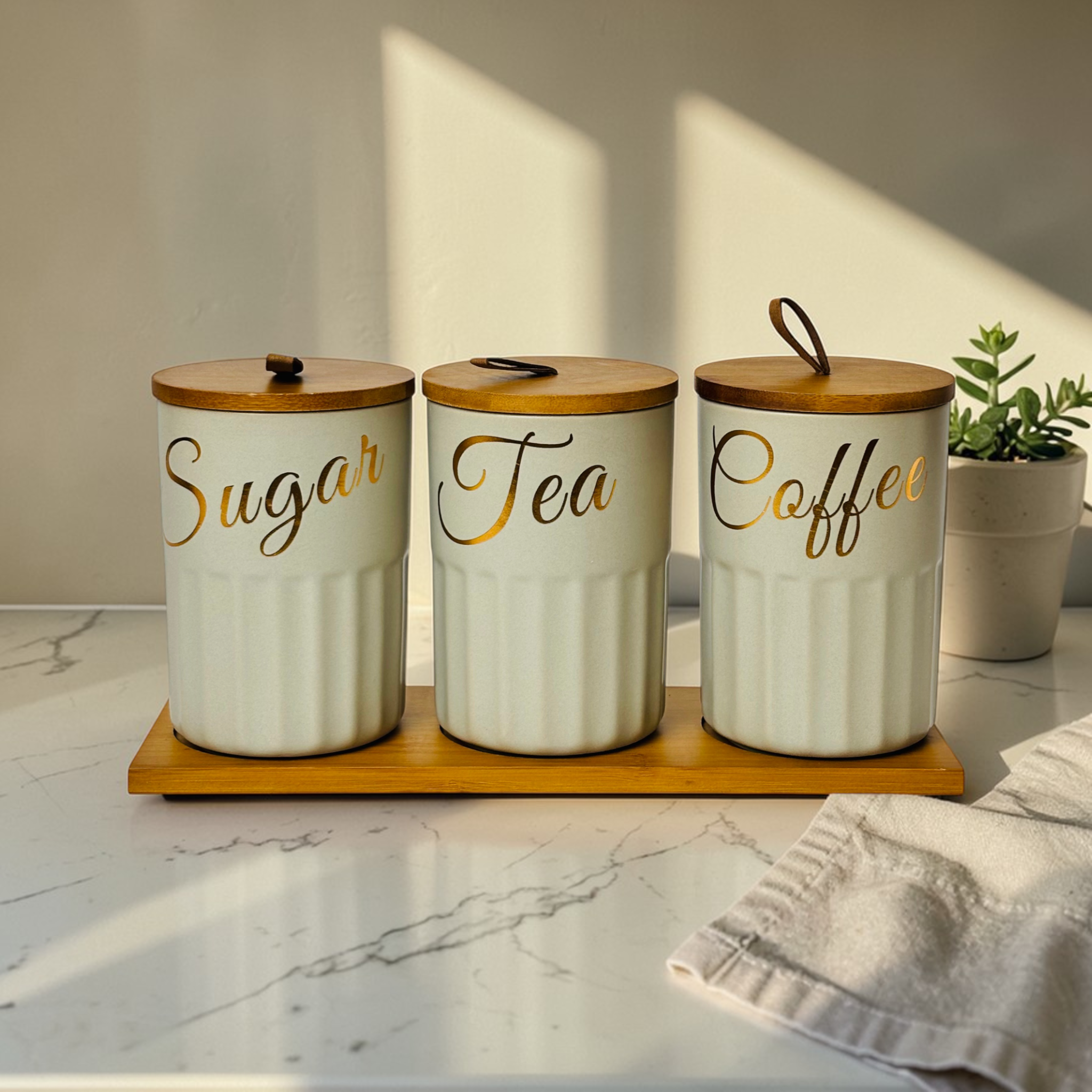 Luxury Storage Canister 3Pc Set