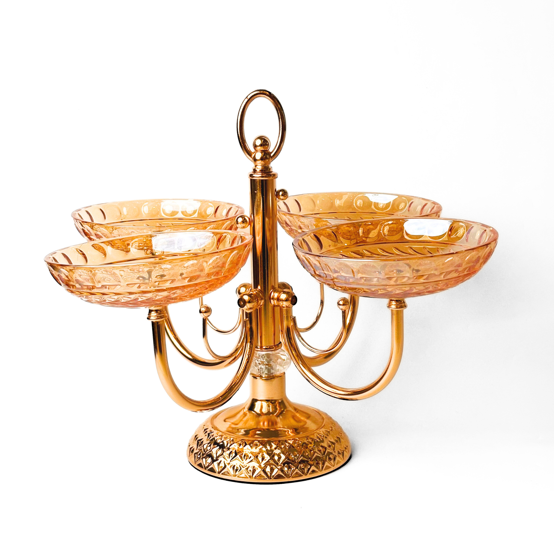 Modern Luxurious – 4 Bowl Decorative Centerpiece