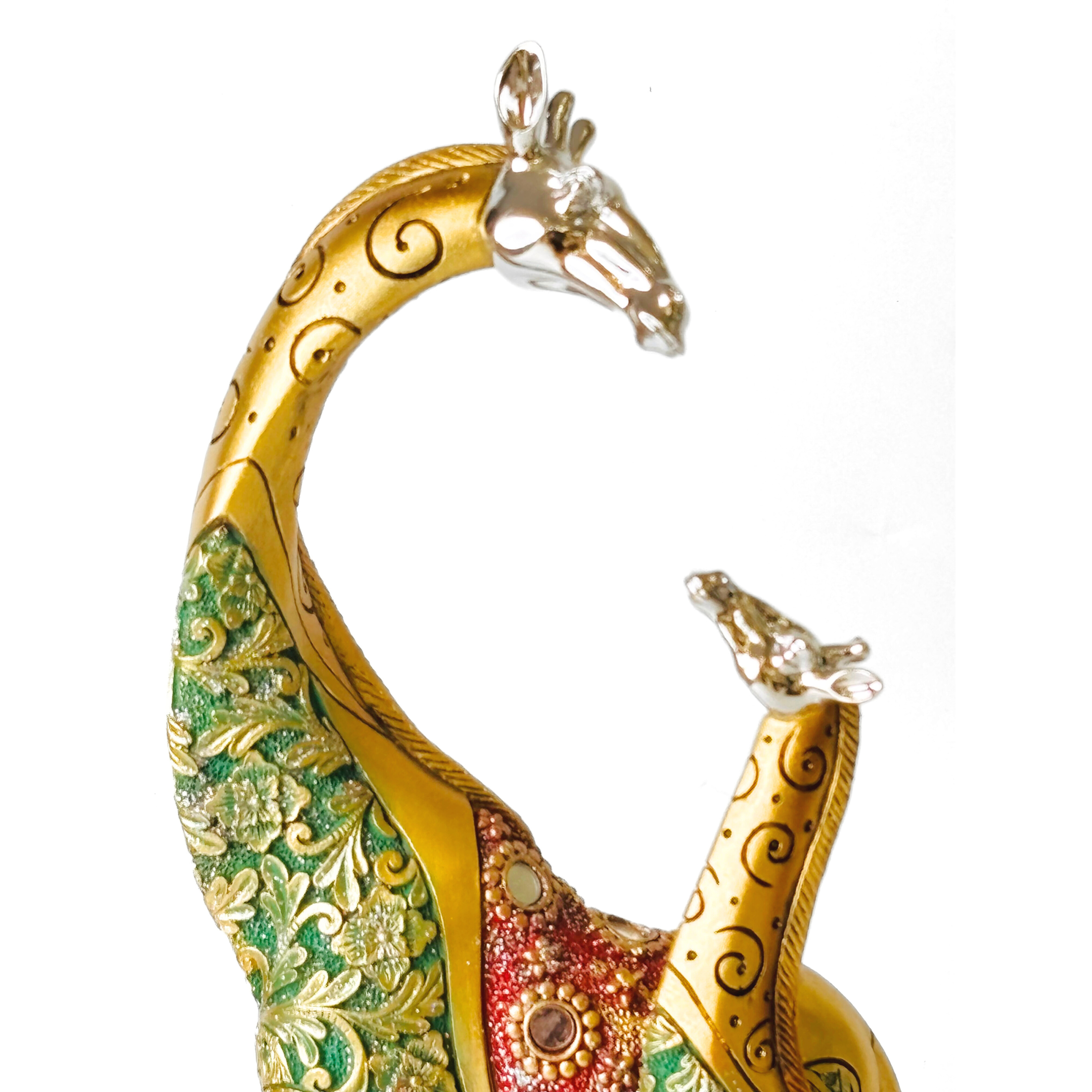 Majestic Giraffe Pair Decorative Sculpture