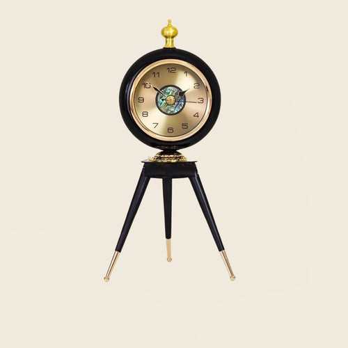 Vintage Mid Century Retro Tripod Table Clock