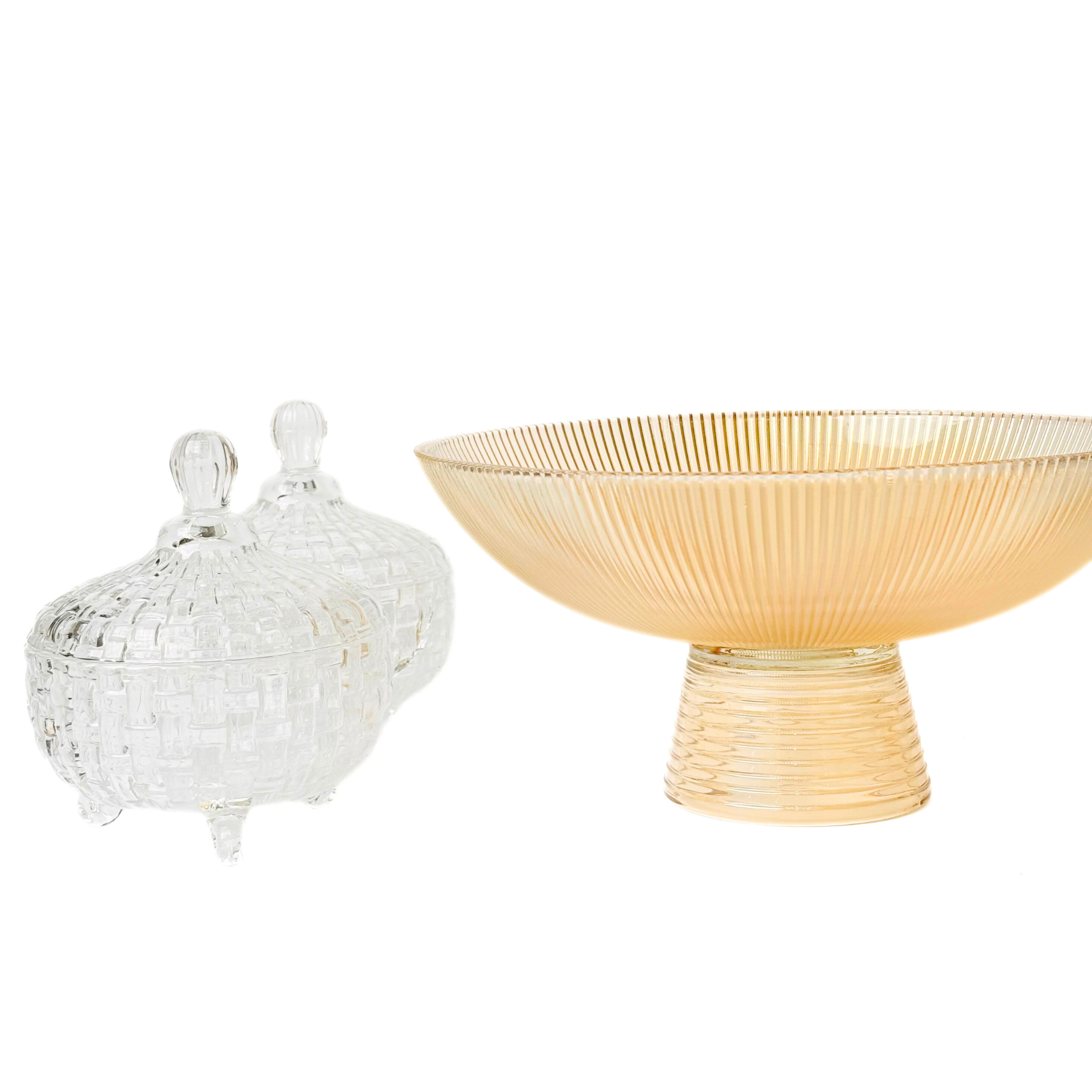 Modern Elegance 5Pc Bowl & Jar Set