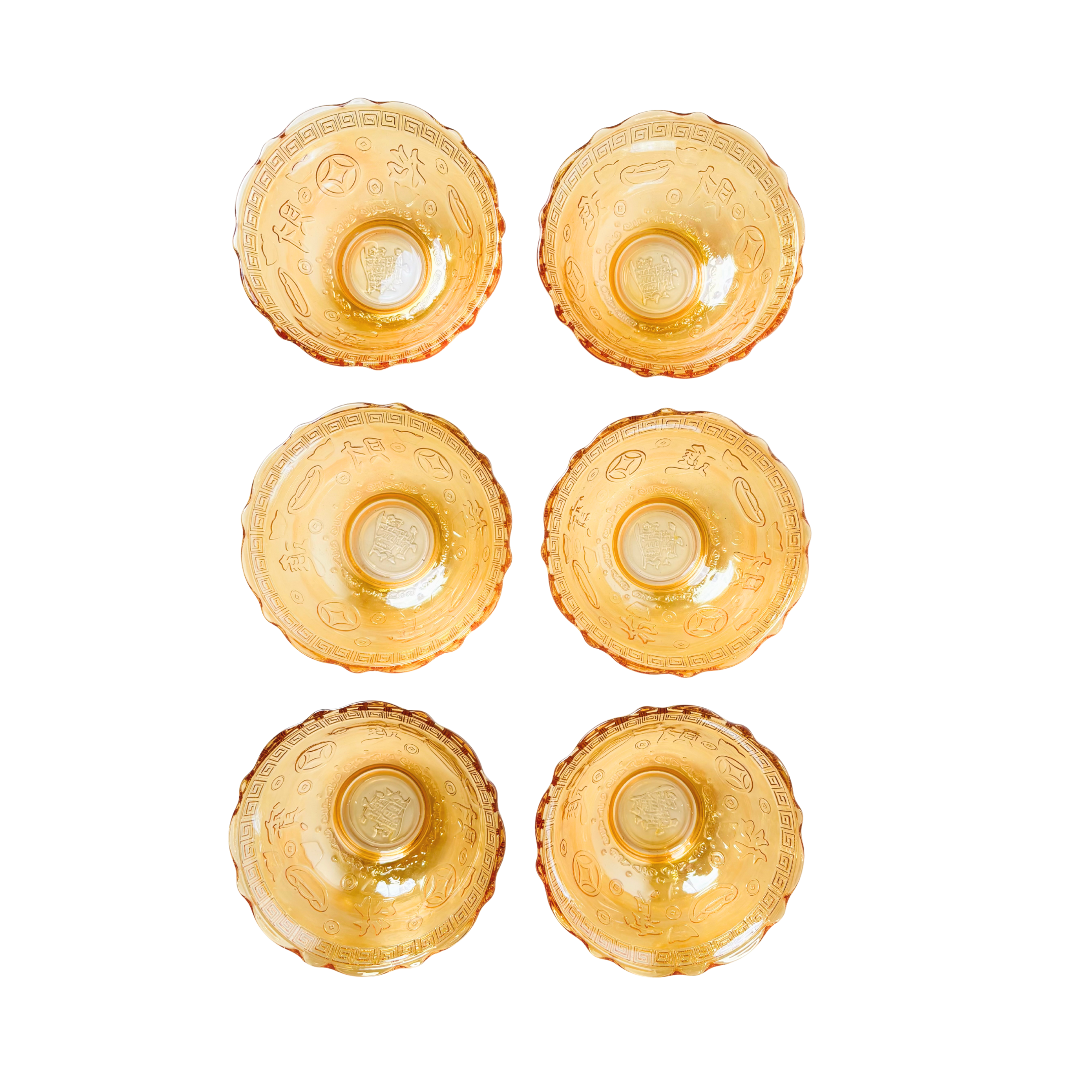 Majestic Golden Bowl 6Pc Set