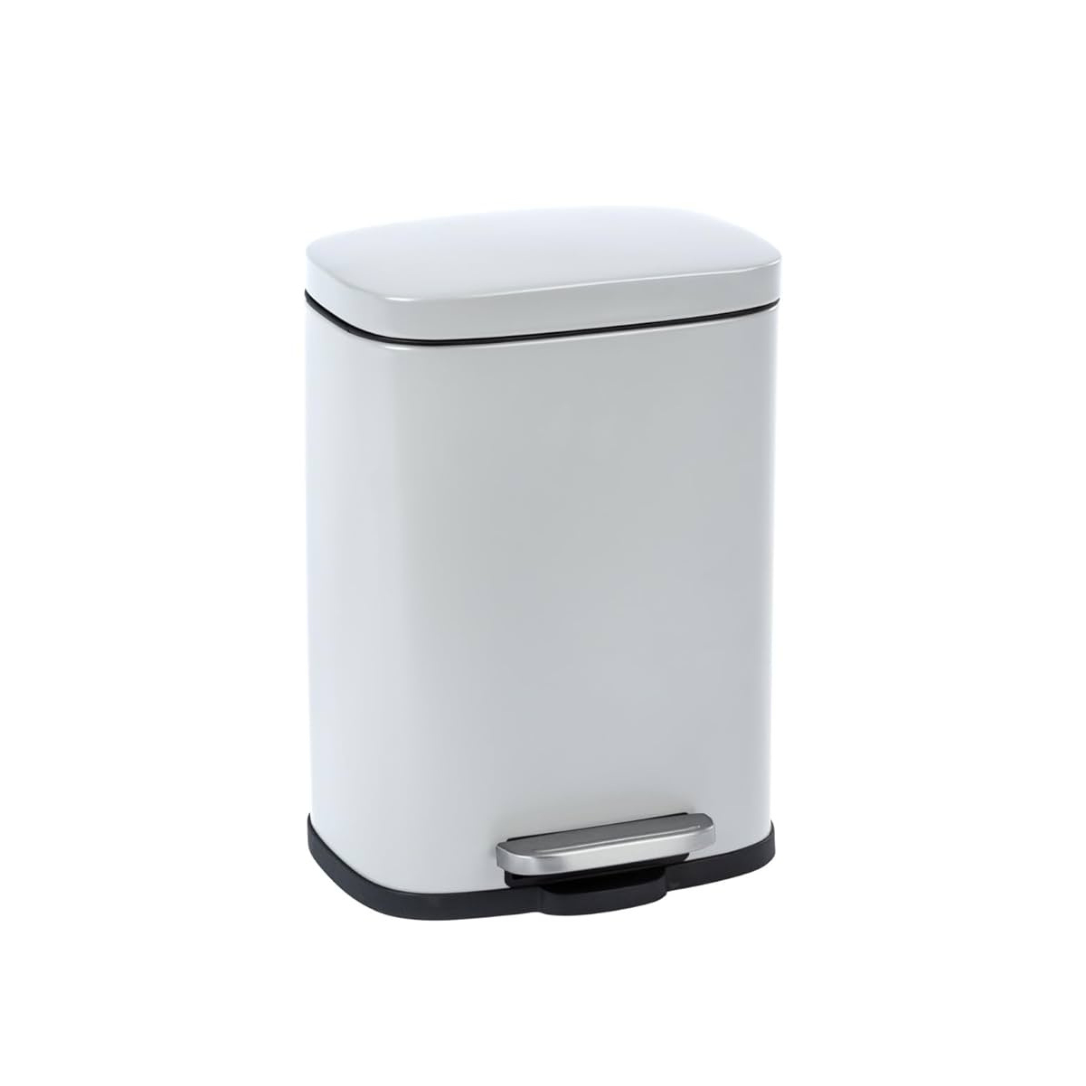 Sleek White Pedal Bin – Modern Waste Container