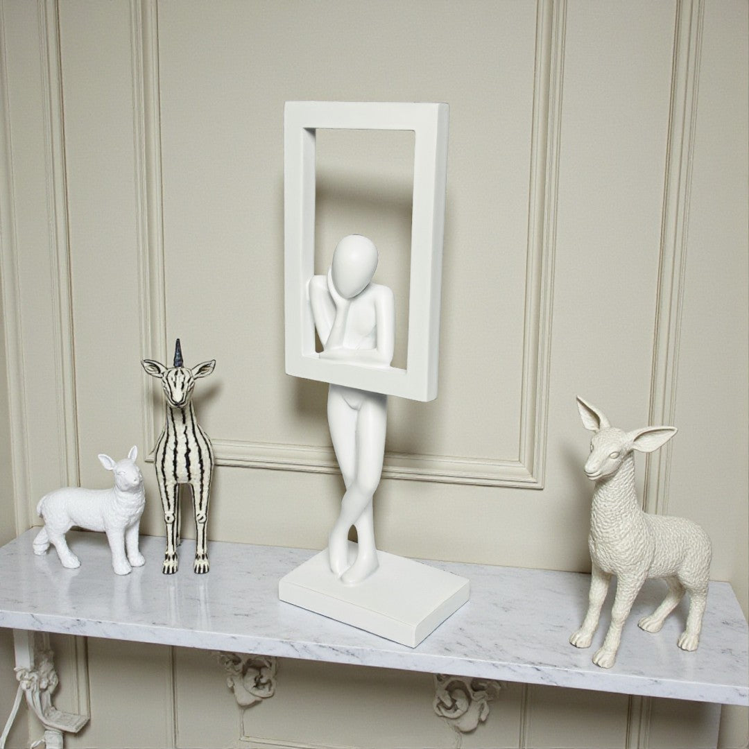Framed Human Sculpture