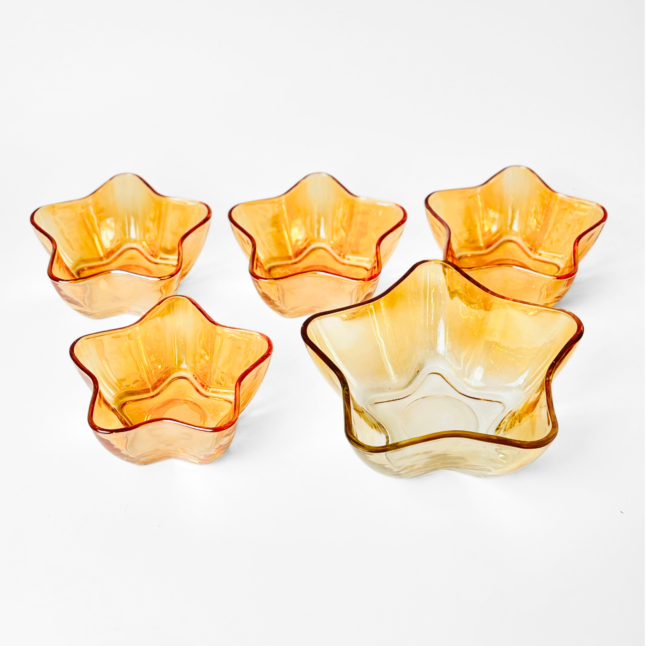 Elegant Star Bowl 5Pc Set
