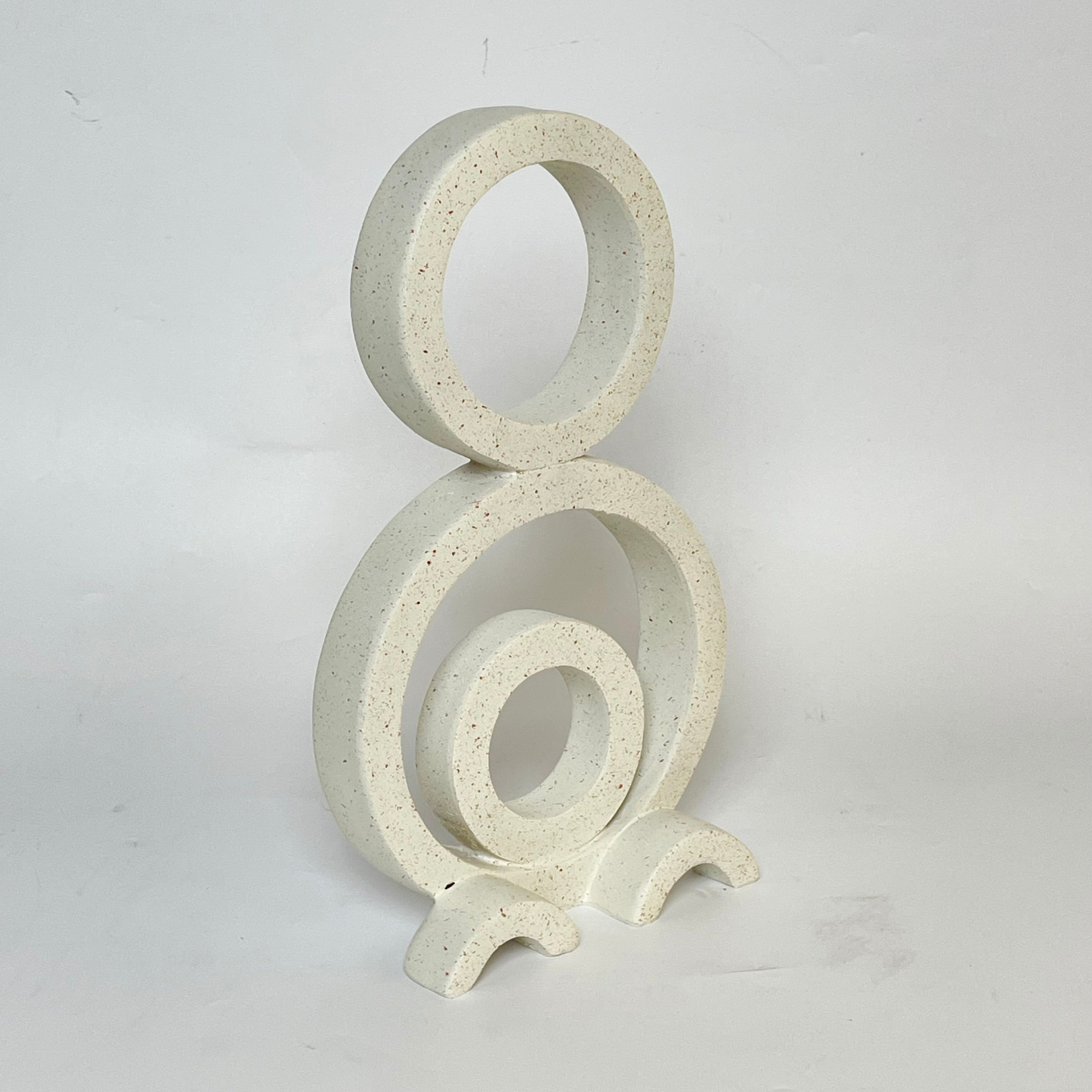 Modern Geometric Circle Sculpture