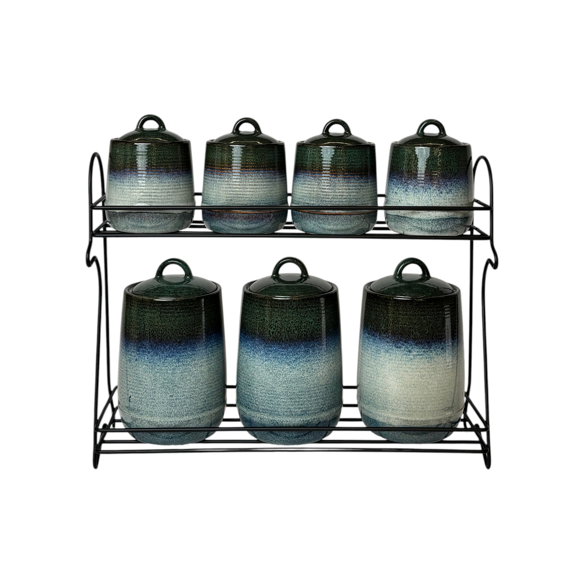 Premium Dry Fruit & Kitchen Canister 7Pc Set