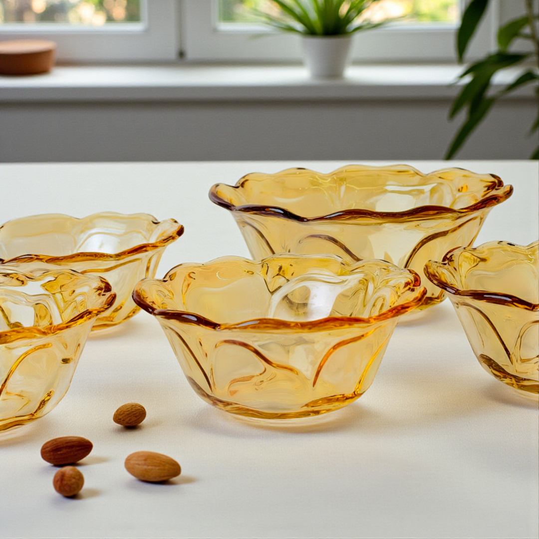 Abstract Glow Bowl 5Pc Set