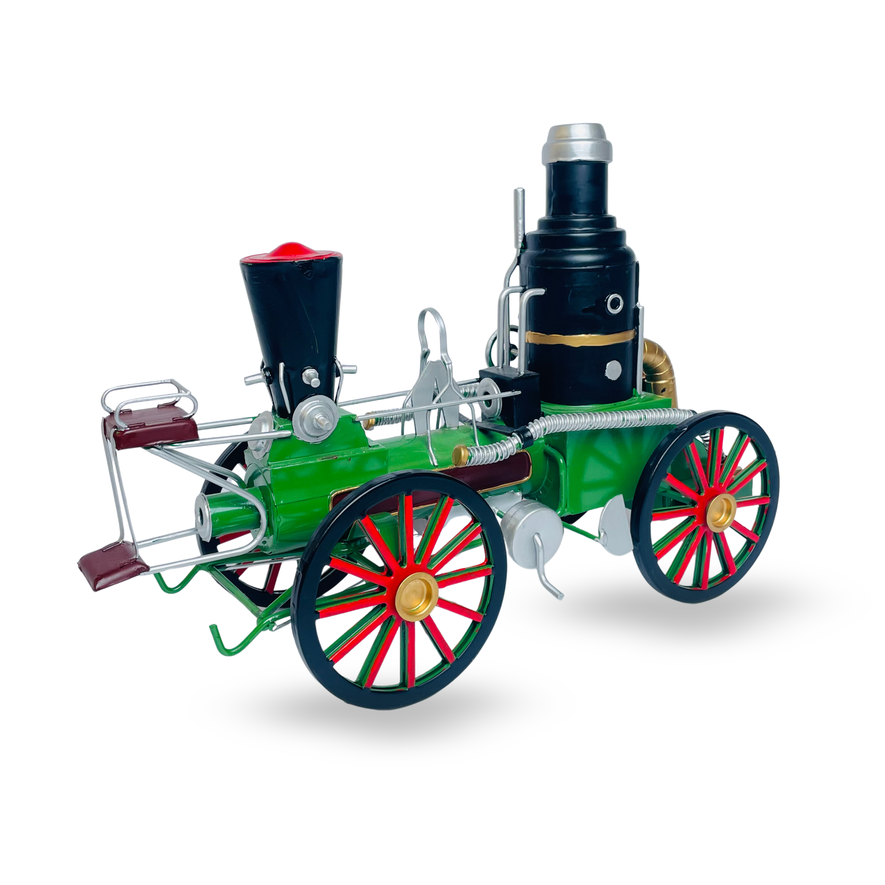 Vintage Steam Engine Model – Decorative Collectible Showpiece