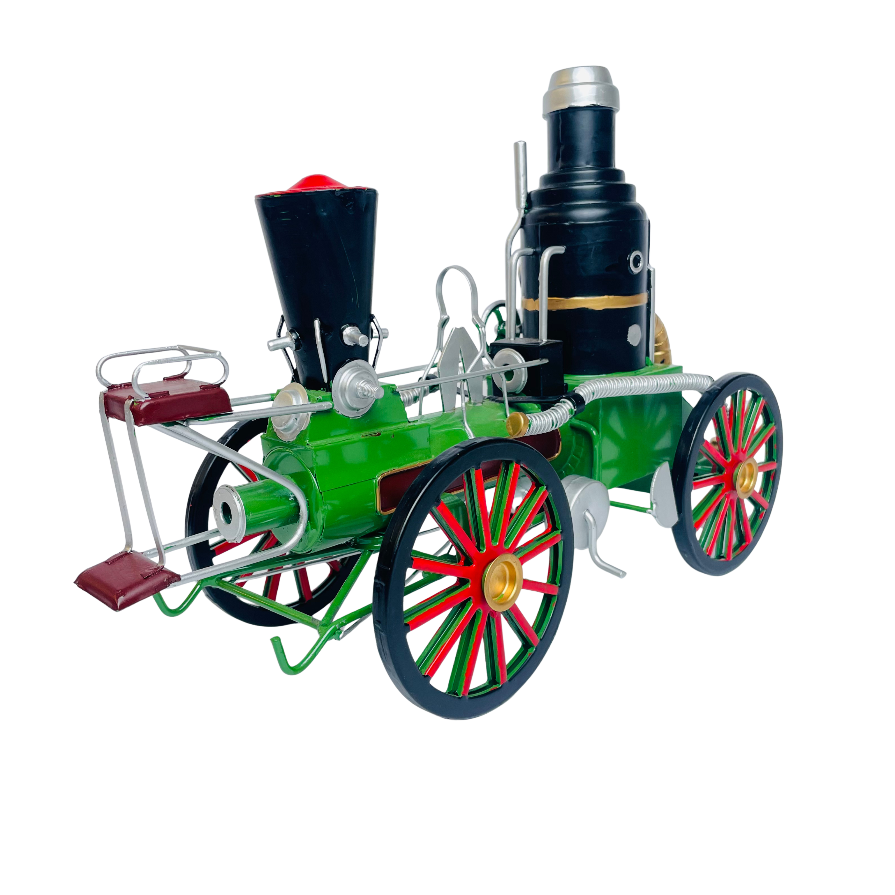 Vintage Steam Engine Model – Decorative Collectible Showpiece