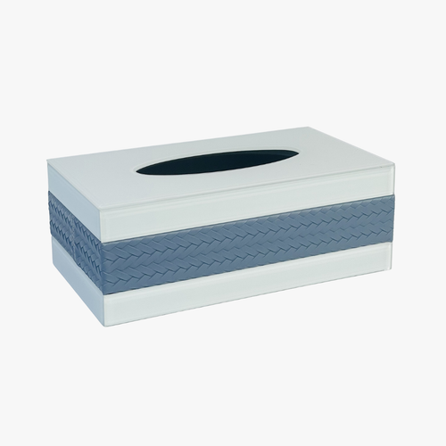 Modern Ivory Mirror Tissue Box Cover