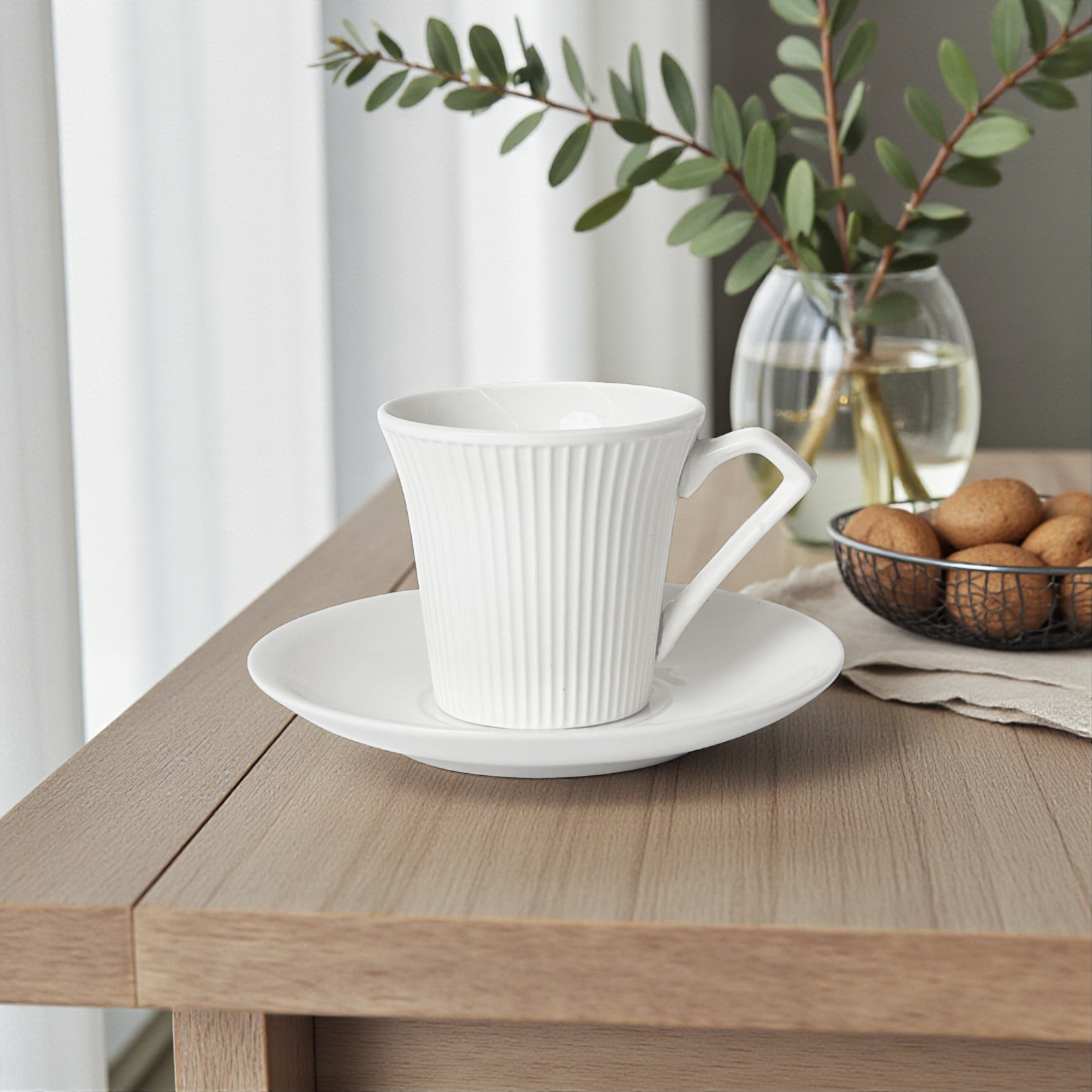 Modern Luxe Cup & Saucer 12Pc Set