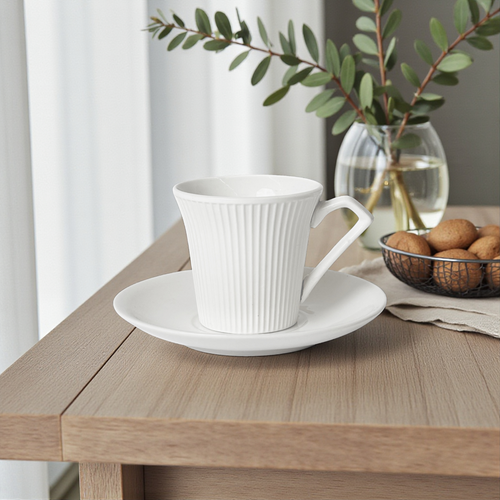 Modern Luxe Cup & Saucer 12Pc Set