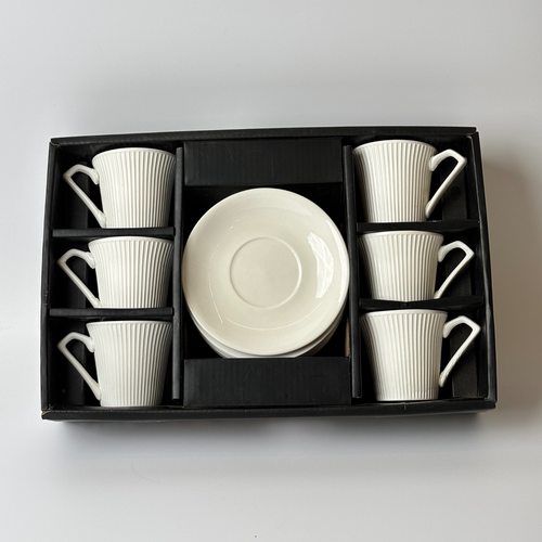 Modern Luxe Cup & Saucer 12Pc Set
