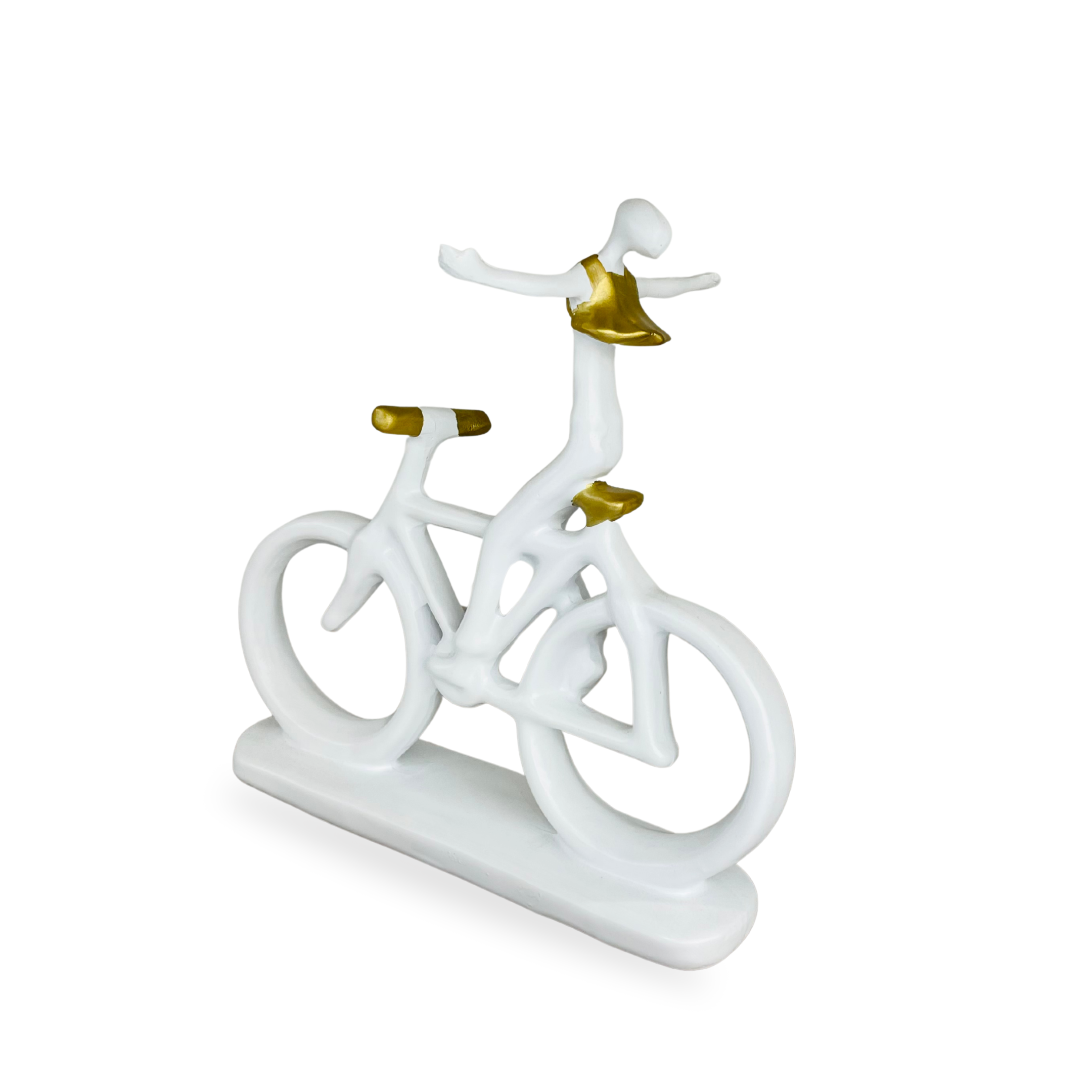 Cyclist Showpiece Modern Decorative Sculpture