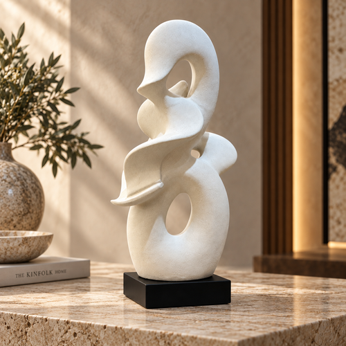 Double-Void Dynamic Wave Sculpture