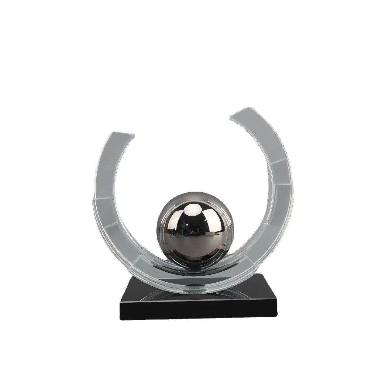 Modern Crystal Ball Showpiece