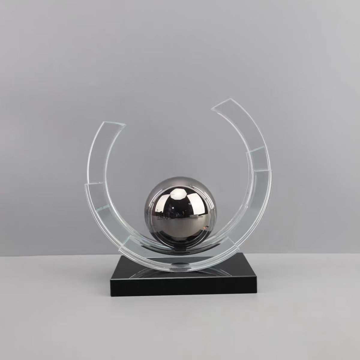 Modern Crystal Ball Showpiece