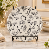 Modern Floral Bamboo Fiber Coaster Set 4 Piece