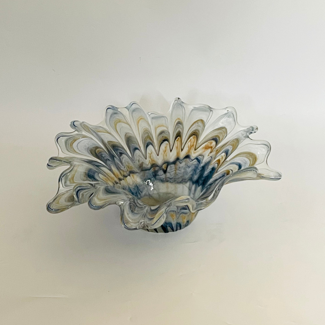 Italian Luxe Glass Decor Vase