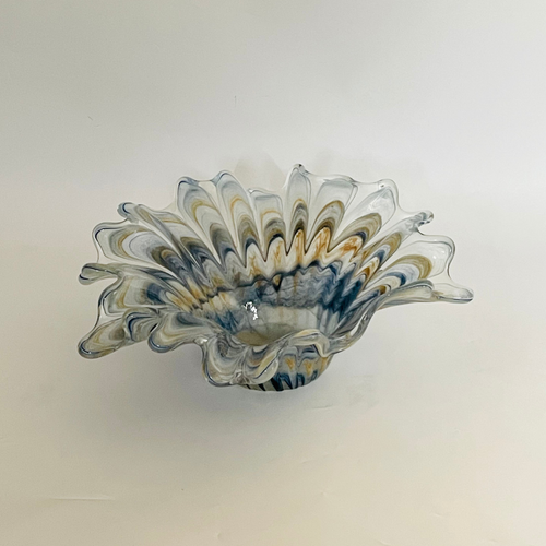 Italian Luxe Glass Decor Vase