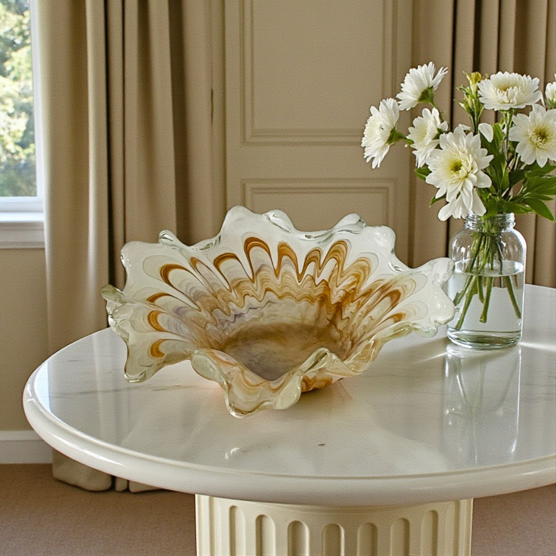 Italian Glass Elegance Vase