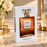 Modern Coco Chanel Perfume Bottle Decorative Display Book