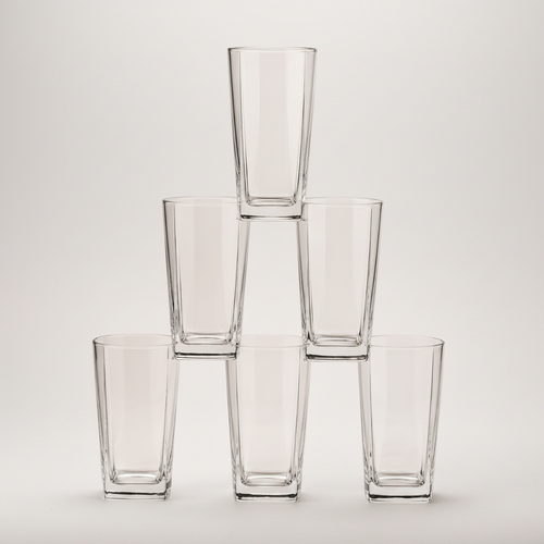 Modern Juice & Beverage Glasses Set of 6
